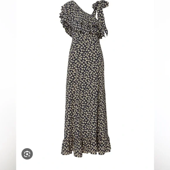 Ganni Ruffle Dress - Picture 1 of 6